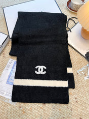 CHANEL 25S SCARF 175 CM IN  WOOL CASHMERE 943159