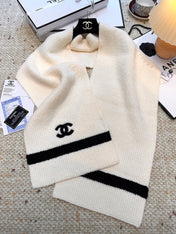 CHANEL 25S SCARF 175 CM IN  WOOL CASHMERE 943160