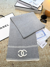 CHANEL 25S SCARF 175 IN CASHMERE 932234