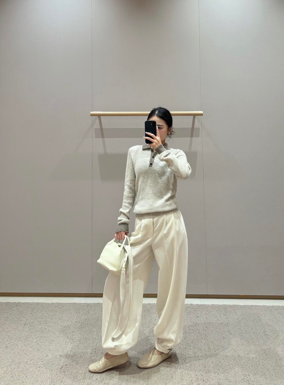LP 26S CASHMERE POLO SWEATER 570
