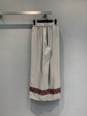 LORO PIANA 26S SILK PANTS 687