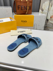 FF 5 BLUE DENIM CANVAS SLIDE