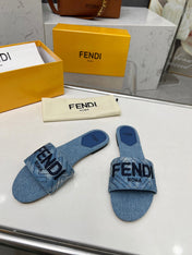 FF 5 BLUE DENIM CANVAS SLIDE