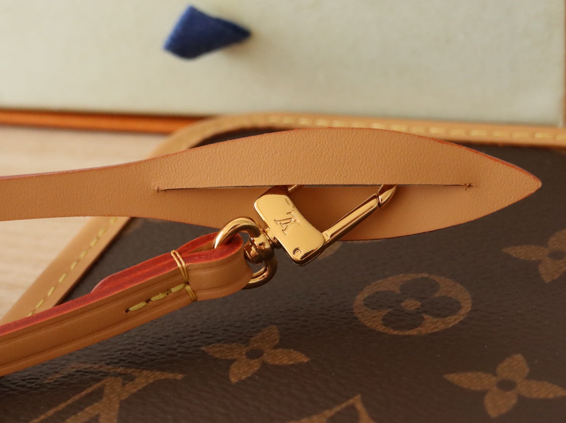 LV 25S SMALL CARRYALL BAG IN BROWN MONOGRAM CALFSKIN