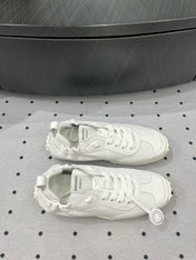 TRAIL SNEAKER IN WHITE CALFSKIN