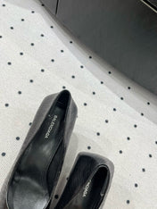 CLASSIC PUMPS 65MM IN BLACK LIZARD PATTERN CALFSKIN