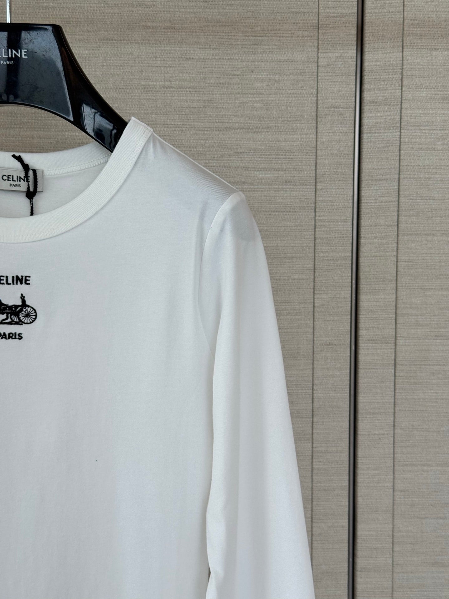 CELINE 26S LONG-SLEEVE CREWNECK T-SHIRT 562