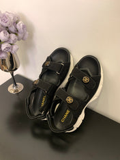SANDAL 25S IN BLACK LAMBSKIN EMBOSED SNAKE PATTERN