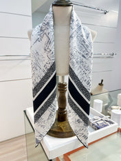 DIOR 26S SCARF 90CM IN SILK 198371
