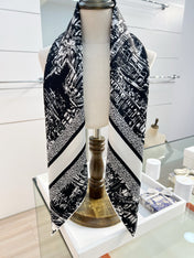 DIOR 26S SCARF 90CM IN SILK 198372