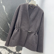 HERMES 25S REVERSIBLE LONG KNIT CARDIGAN 173