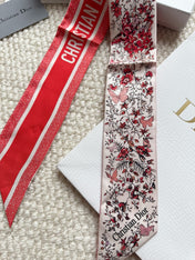 DIOR 26S SCARF 100CM IN SILK 295416