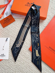 HERMES 26S SCARF 86 IN SILK 309595