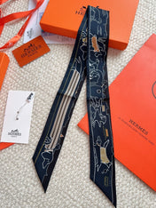 HERMES 26S SCARF 86 IN SILK 309595