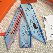 HERMES 26S SCARF 86 IN SILK 309596