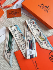 HERMES 26S SCARF 86 IN SILK 309597