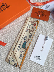 HERMES 26S SCARF 86 IN SILK 309598