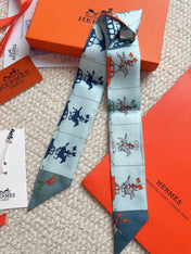 HERMES 26S SCARF 86 IN SILK 309601