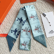 HERMES 26S SCARF 86 IN SILK 309601