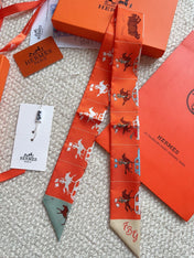 HERMES 26S SCARF 86 IN SILK 309602