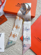 HERMES 26S SCARF 86 IN SILK 309603