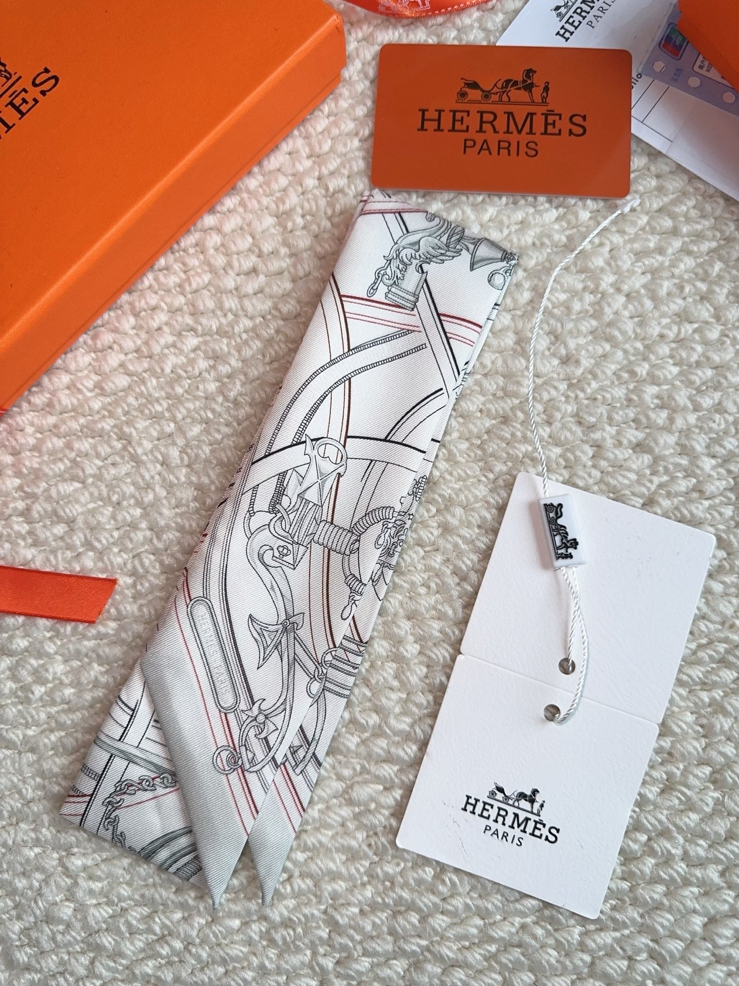 HERMES 26S SCARF 86 IN SILK 309615