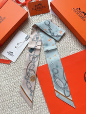 HERMES 26S SCARF 86 IN SILK 309617