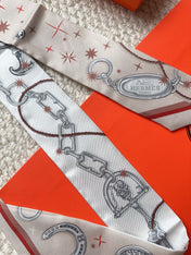 HERMES 26S SCARF 86 IN SILK 309618