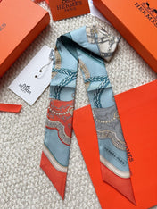 HERMES 26S SCARF 86 IN SILK 309620