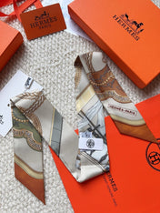 HERMES 26S SCARF 86 IN SILK 309622