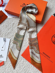 HERMES 26S SCARF 86 IN SILK 309622