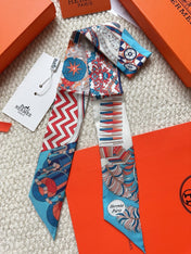 HERMES 26S SCARF 86 IN SILK 309627