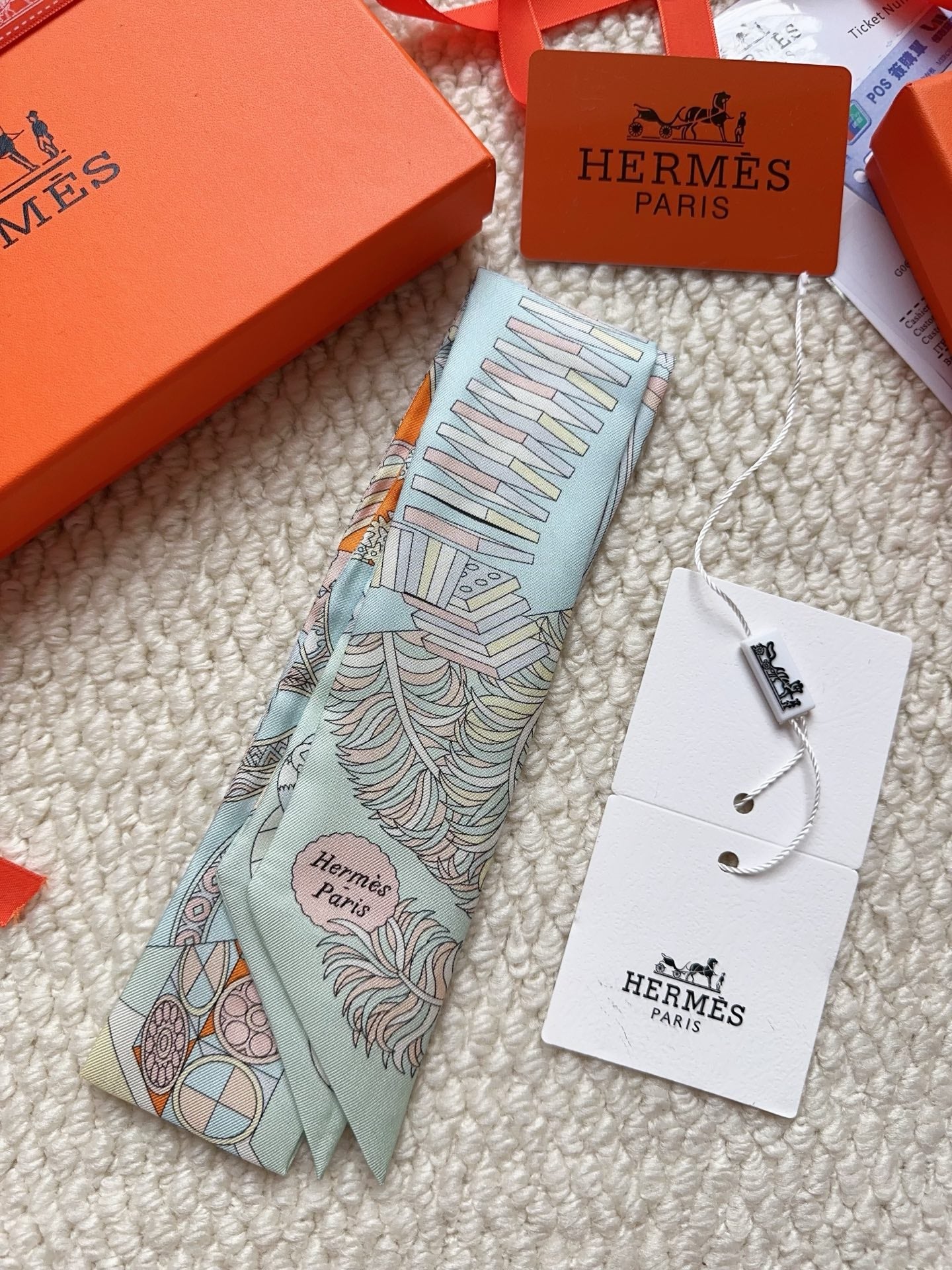 HERMES 26S SCARF 86 IN SILK 309628