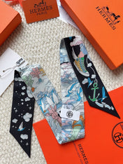 HERMES 26S SCARF 86 IN SILK 309630