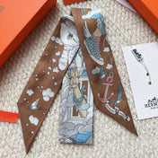 HERMES 26S SCARF 86 IN SILK 309631