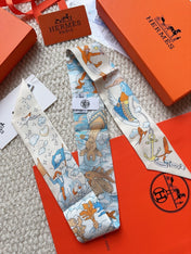 HERMES 26S SCARF 86 IN SILK 309633