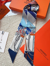 HERMES 26S SCARF 86 IN SILK 309644