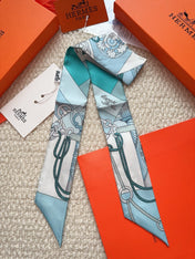 HERMES 26S SCARF 86 IN SILK 309645