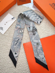HERMES 26S SCARF 86 IN SILK 309649