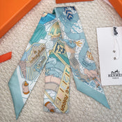 HERMES 26S SCARF 86 IN SILK 309651