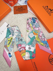HERMES 26S SCARF 86 IN SILK 309652