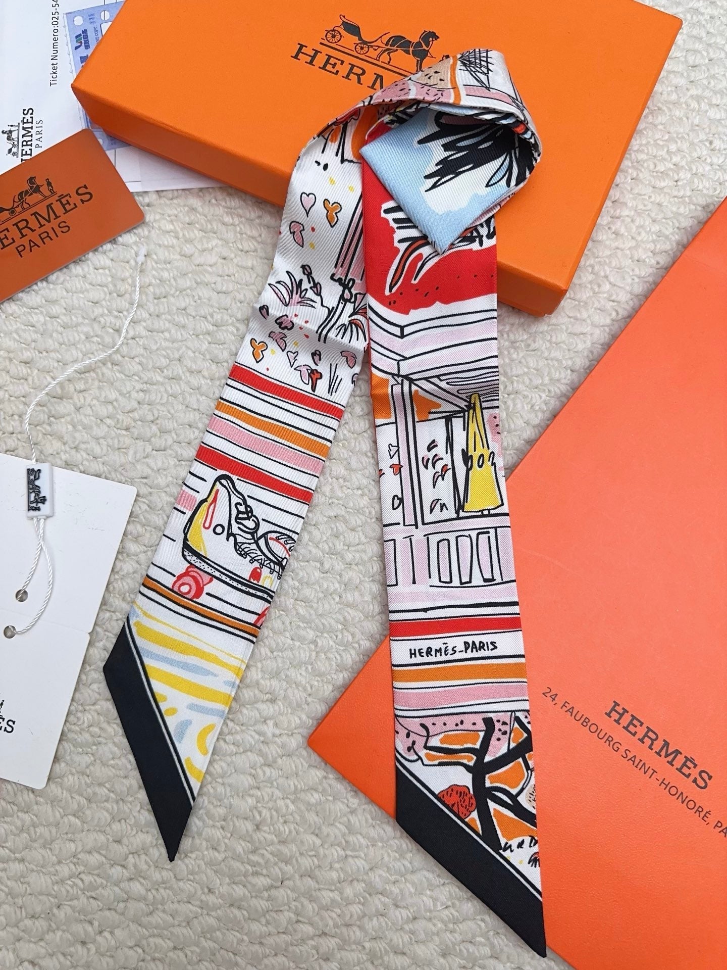 HERMES 26S SCARF 90 IN SILK 309660