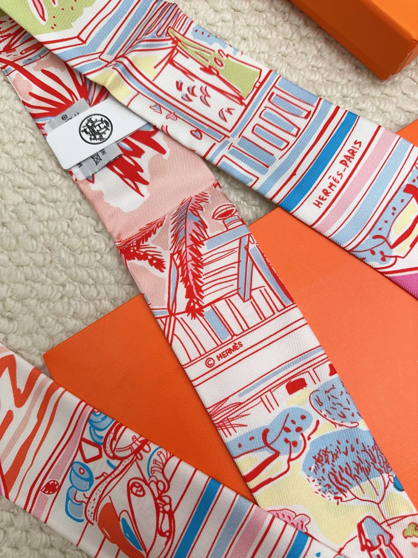 HERMES 26S SCARF 90 IN SILK 309662