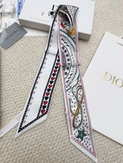 DIOR 26S SCARF 86CM IN SILK 311739
