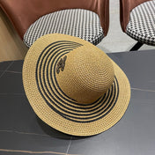 CHANEL 26S WIDE-BRIM STRAW HAT 335716