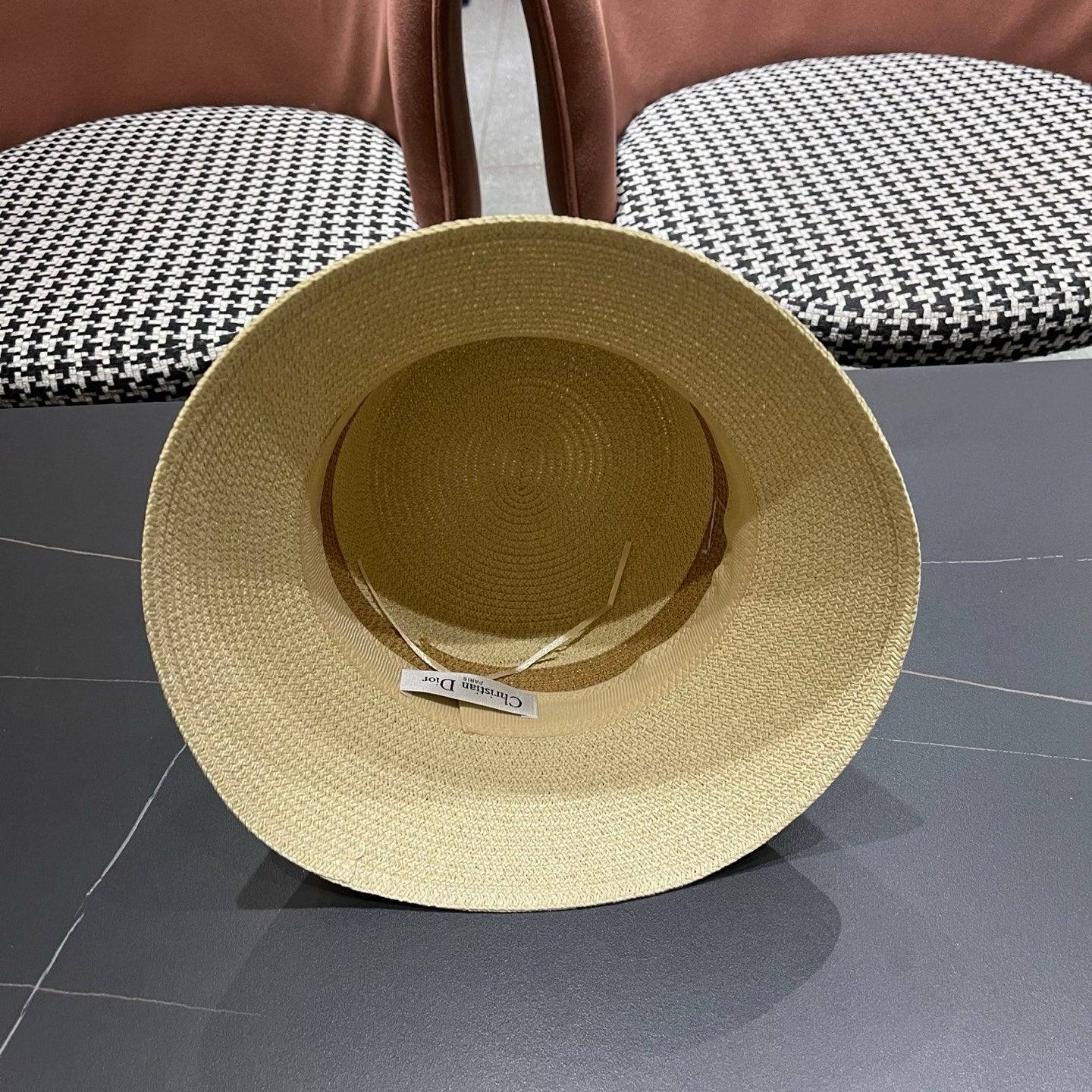 DIOR 26S SHORT BRIM STRAW HAT STYLE 75