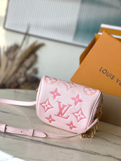 MINI BUMBAG 17 IN GRADIENT PINK MONOGRAM EMPREINTE LEATHER GOLD HARDWARE