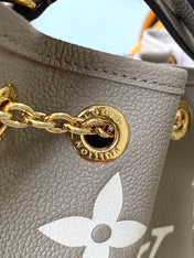 BUNDLE 28 IN TOURTERELLE WHITE MONOGRAM EMPREINTE LEATHER GOLD HARDWARE