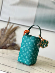 LOCKER DOPP KIT 28 IN GREEN MONOGRAM HERITAGE CANVAS
