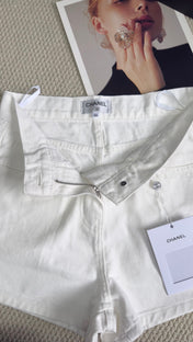 CHANEL 26S DENIM SHORTS 1436